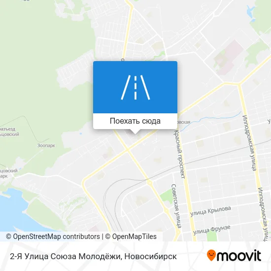 Карта 2-Я Улица Союза Молодёжи