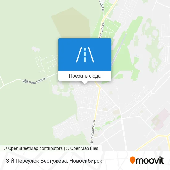 Карта 3-Й Переулок Бестужева