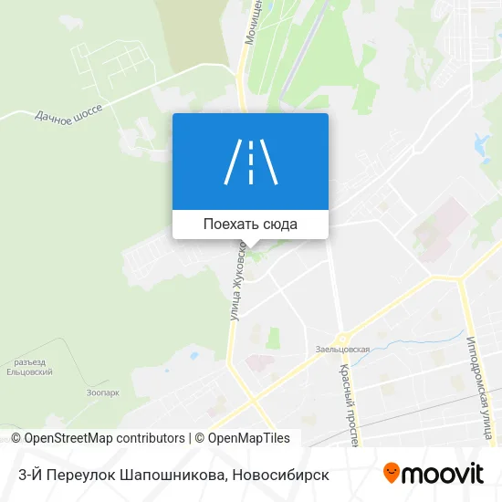 Карта 3-Й Переулок Шапошникова