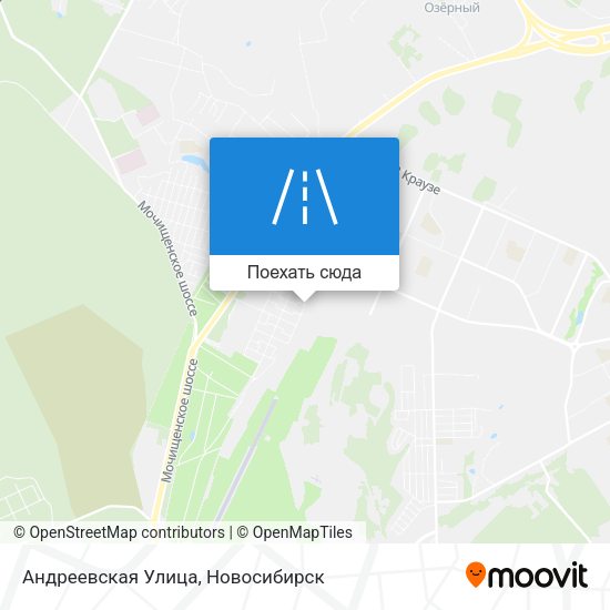 Карта Андреевская Улица