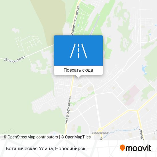 Карта Ботаническая Улица