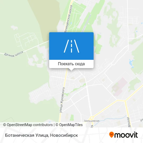 Карта Ботаническая Улица