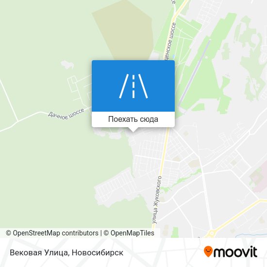 Карта Вековая Улица