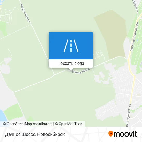 Карта Дачное Шоссе