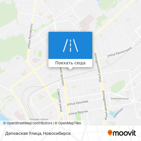 Карта Деповская Улица