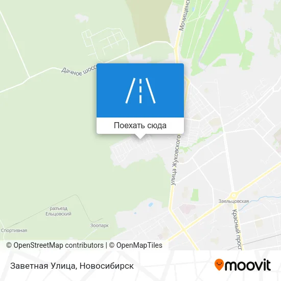 Карта Заветная Улица