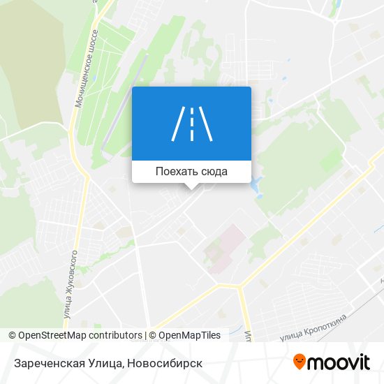 Карта Зареченская Улица