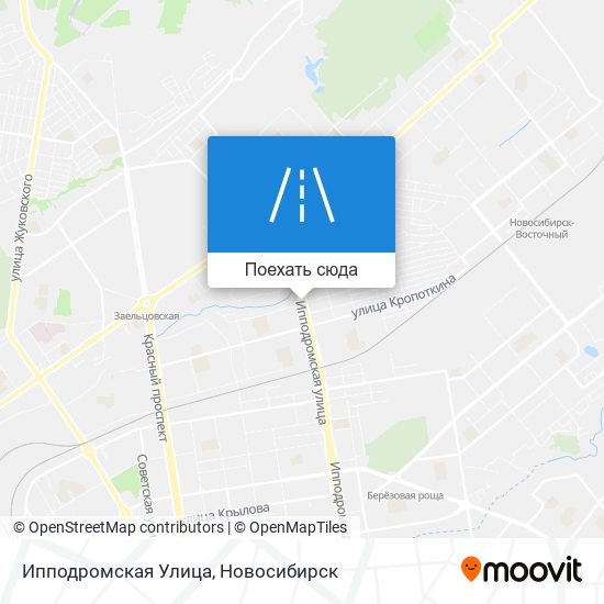 Карта Ипподромская Улица