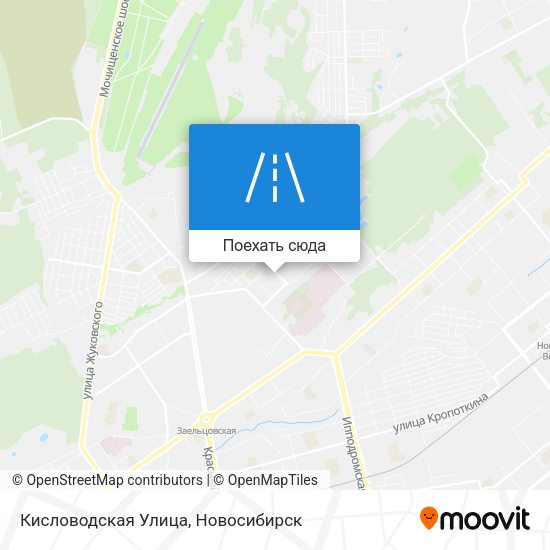 Карта Кисловодская Улица