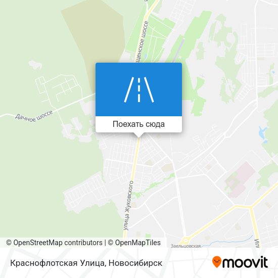 Карта Краснофлотская Улица