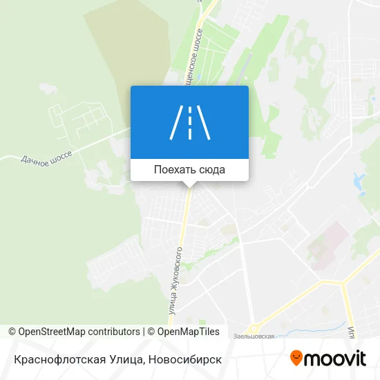 Карта Краснофлотская Улица