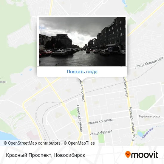 Карта Красный Проспект