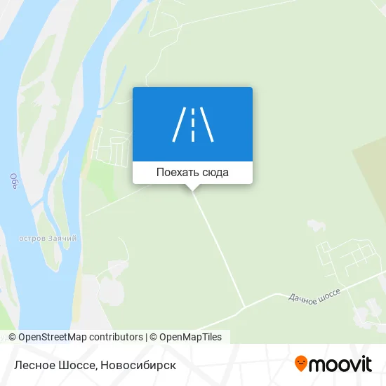 Карта Лесное Шоссе