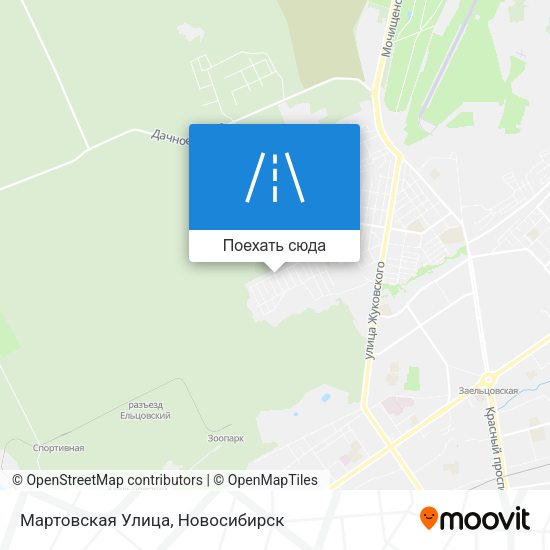 Карта Мартовская Улица
