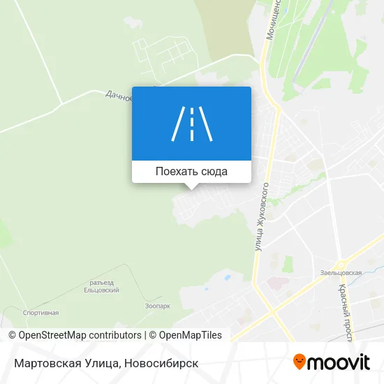 Карта Мартовская Улица