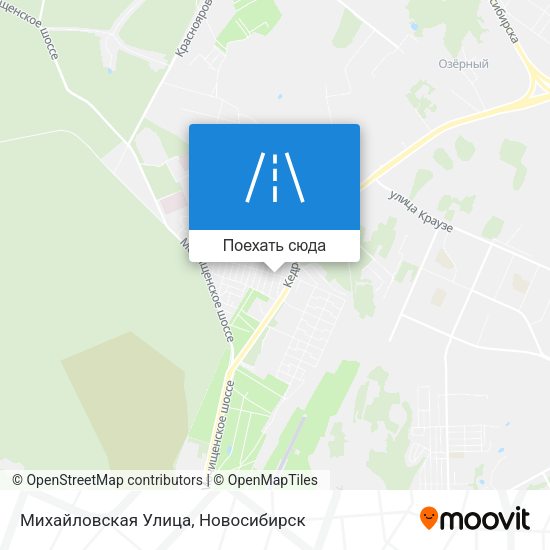 Карта Михайловская Улица