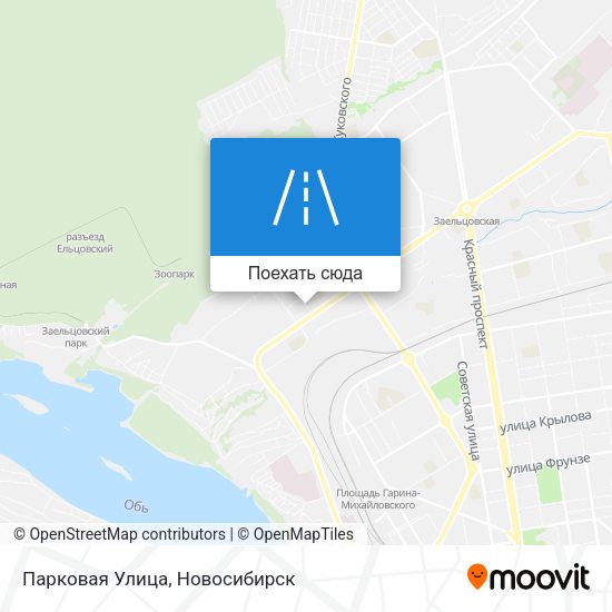 Карта Парковая Улица