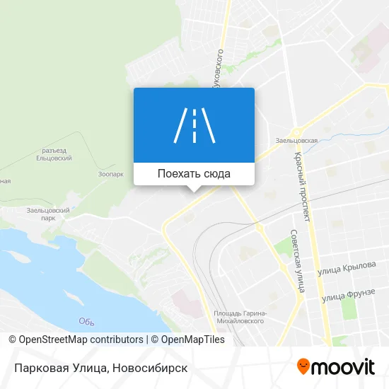 Карта Парковая Улица