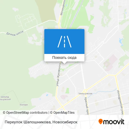 Карта Переулок Шапошникова