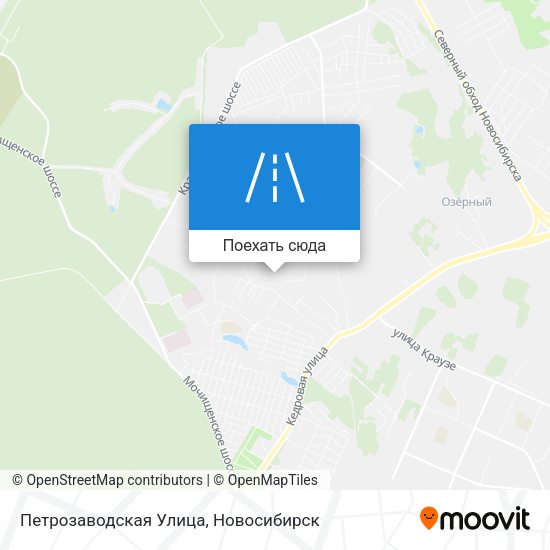 Карта Петрозаводская Улица