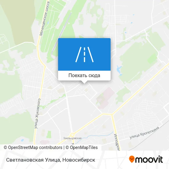 Карта Светлановская Улица