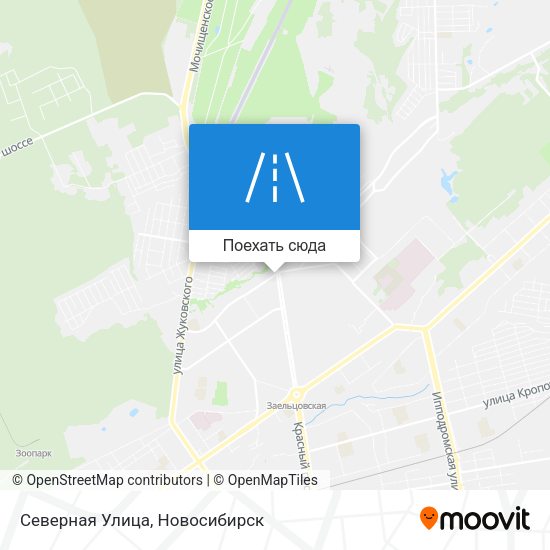Карта Северная Улица