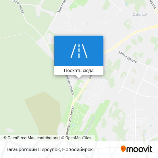 Карта Таганрогский Переулок