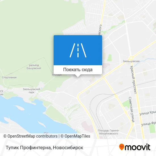 Карта Тупик Профинтерна