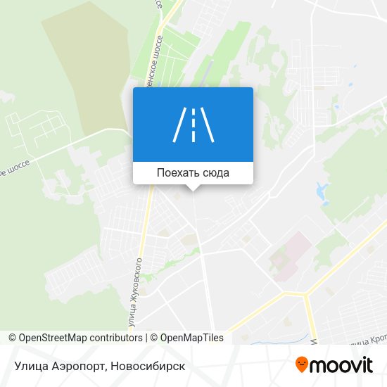 Карта Улица Аэропорт
