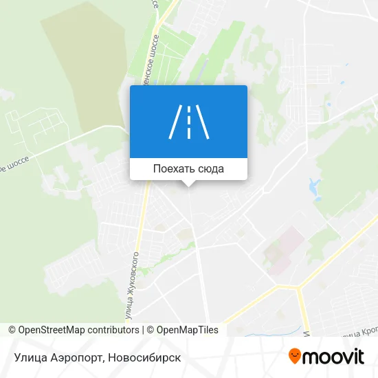 Карта Улица Аэропорт