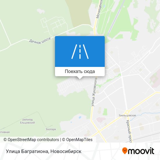 Карта Улица Багратиона