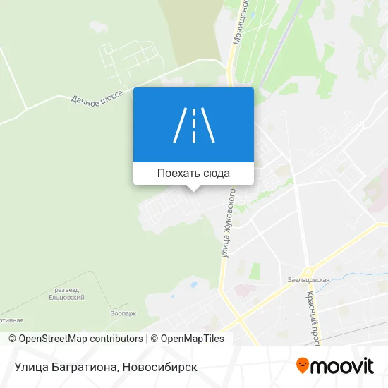 Карта Улица Багратиона