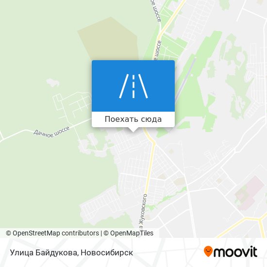 Карта Улица Байдукова
