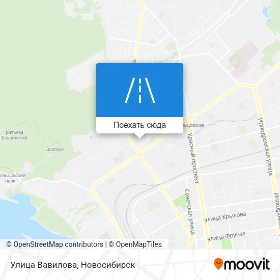 Карта Улица Вавилова