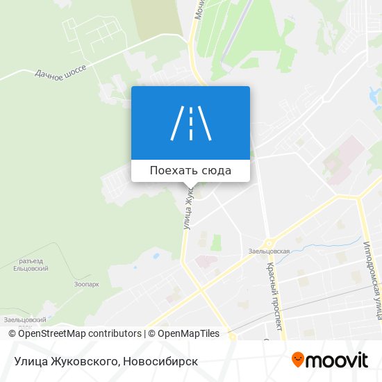 Карта Улица Жуковского