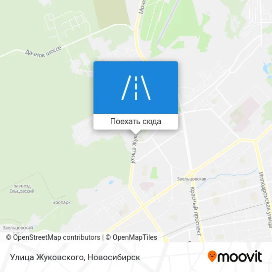 Карта Улица Жуковского
