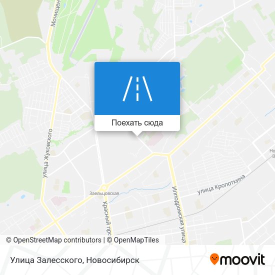 Карта Улица Залесского