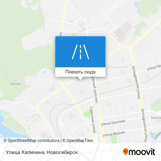 Карта Улица Калинина