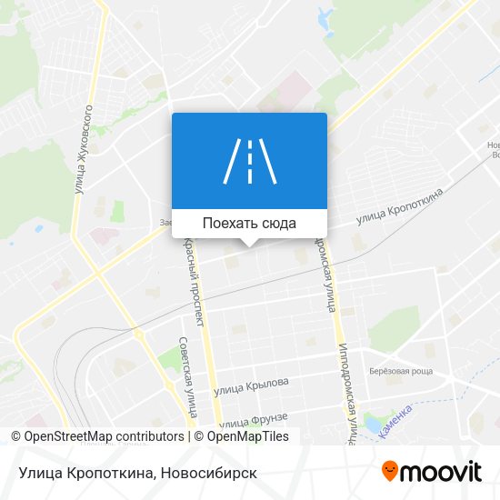 Карта Улица Кропоткина