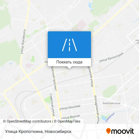 Карта Улица Кропоткина