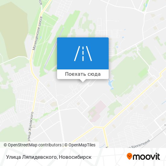Карта Улица Ляпидевского