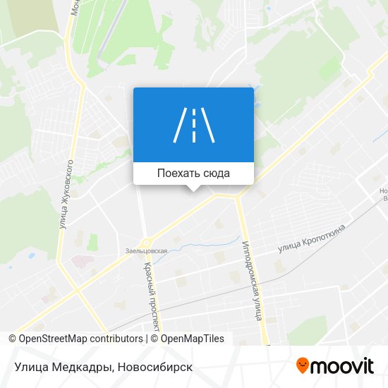 Карта Улица Медкадры