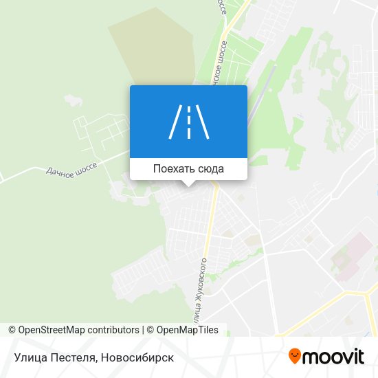 Карта Улица Пестеля