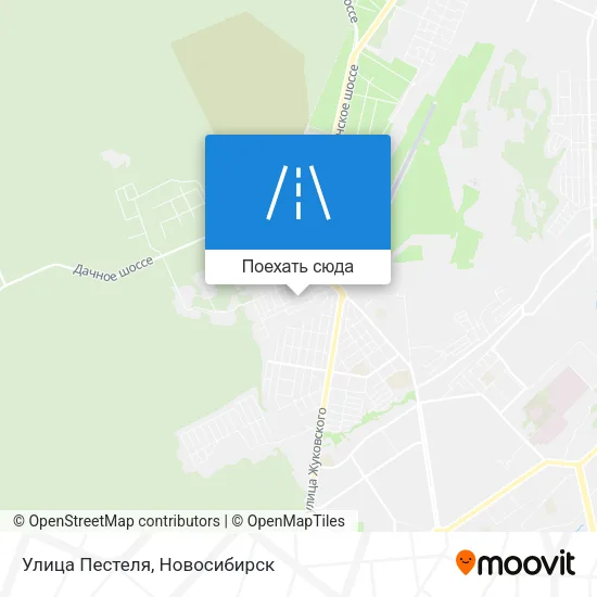 Карта Улица Пестеля