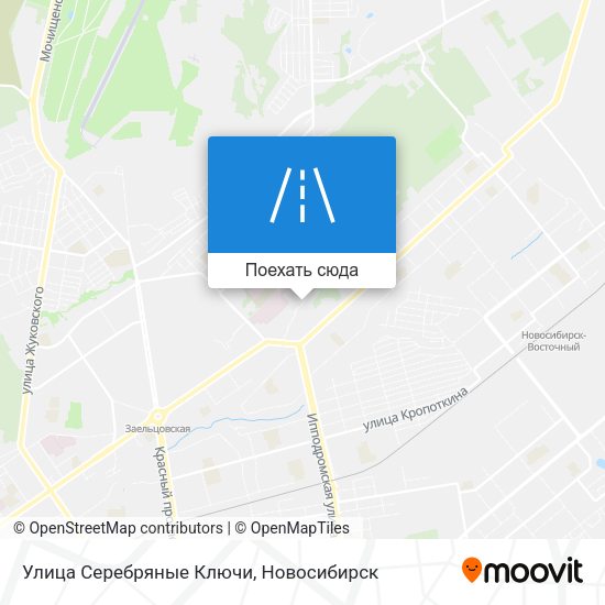 Карта Улица Серебряные Ключи