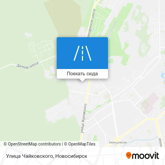 Карта Улица Чайковского