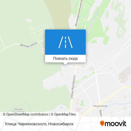 Карта Улица Черняховского