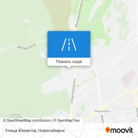 Карта Улица Юннатов