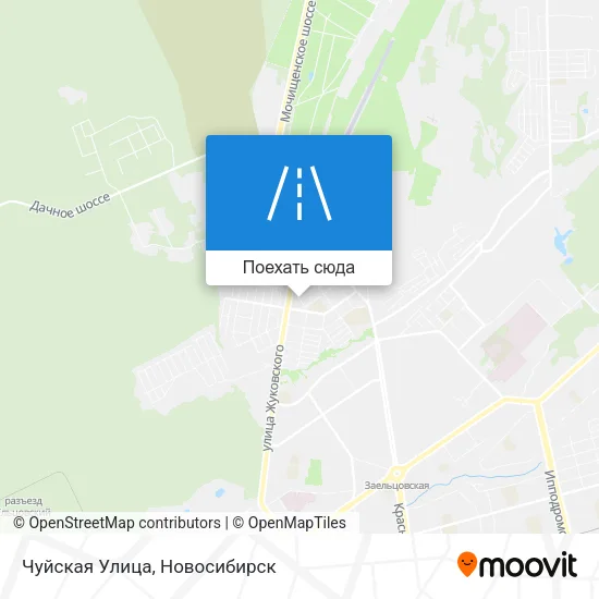 Карта Чуйская Улица