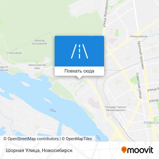 Карта Шорная Улица